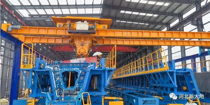 河北新大地助力湖北省首個全裝配式橋梁智慧預(yù)制構(gòu)件場投產(chǎn)