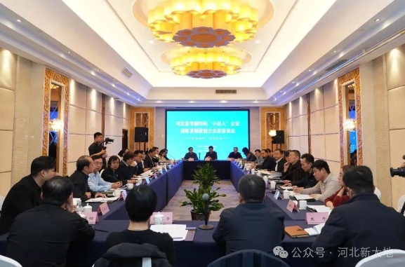 河北省工信廳主辦的企業(yè)家座談會(huì)在石家莊召開(kāi)